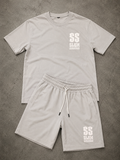 Men’s SS Logo Set – Stone Grey
