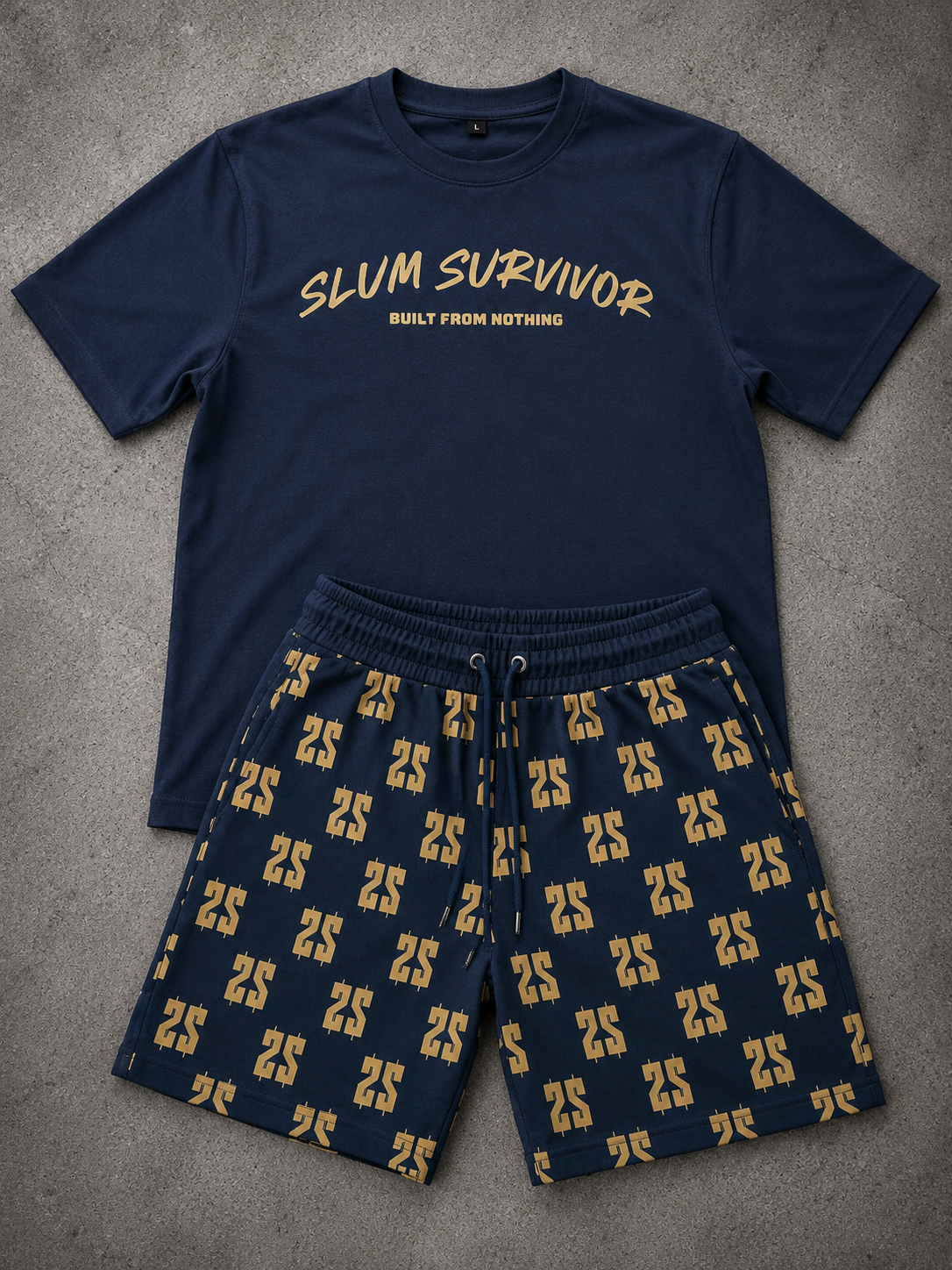 Men’s Signature Monogram Set – Black/Golden Yellow